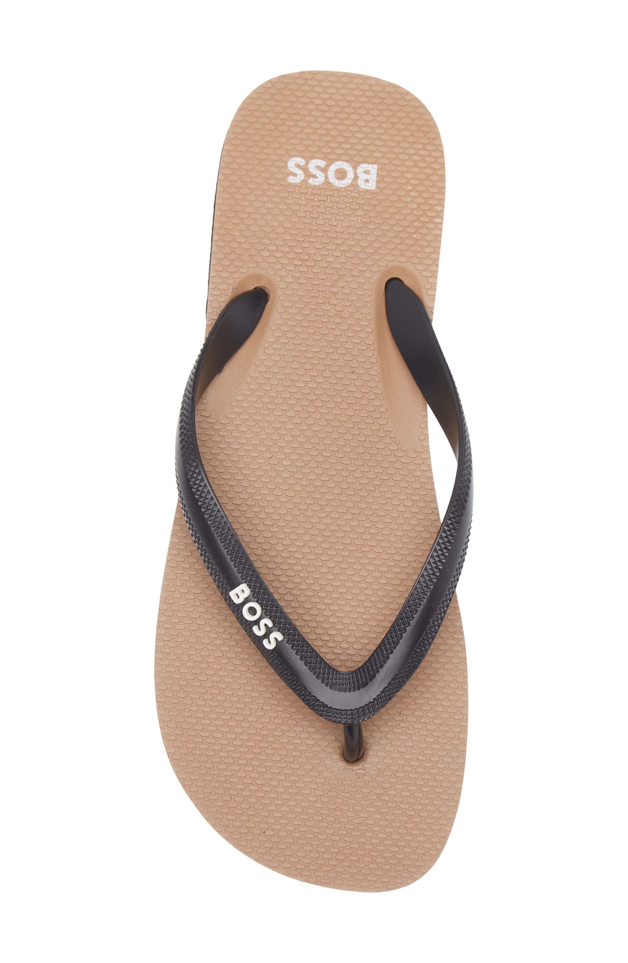 BOSS Tracy Thong Sandal, Alternate, color, Open Brown
