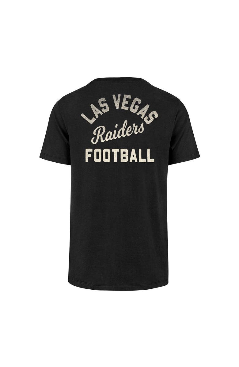 '47 Men's '47 Black Las Vegas Raiders Turn Back Franklin T-Shirt, Alternate, color, Black