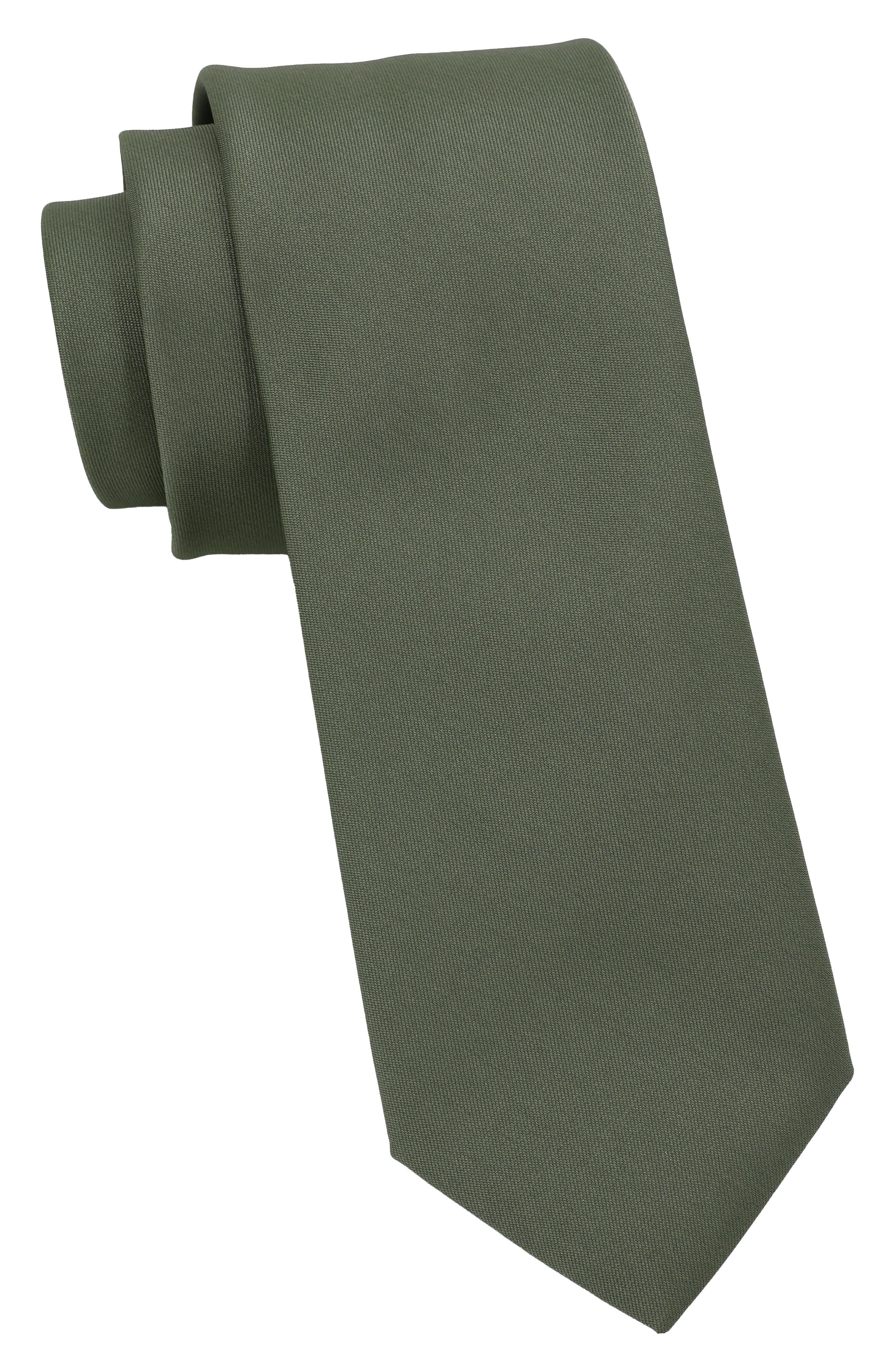 Solid Satin Tie