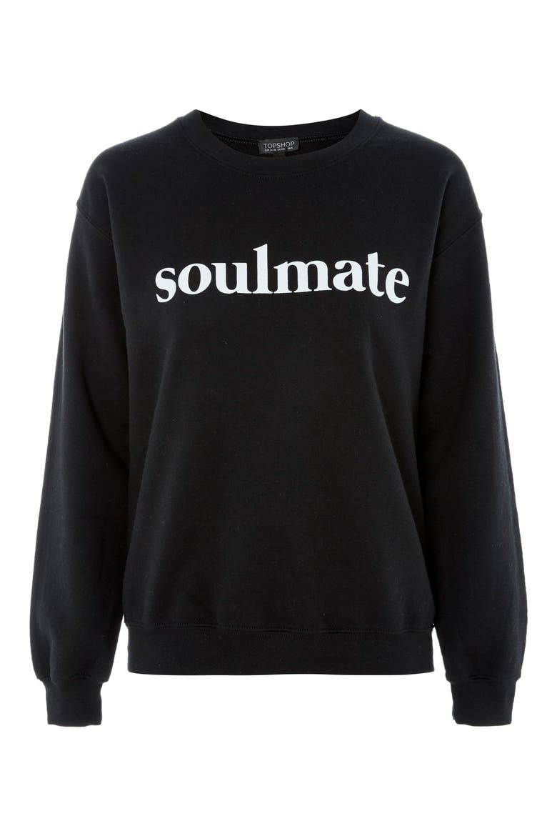 Soulmate Graphic Sweatshirt, Alternate, color, BLACK MULTI