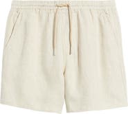 NN07 1454 Gregor Linen Drawstring Shorts