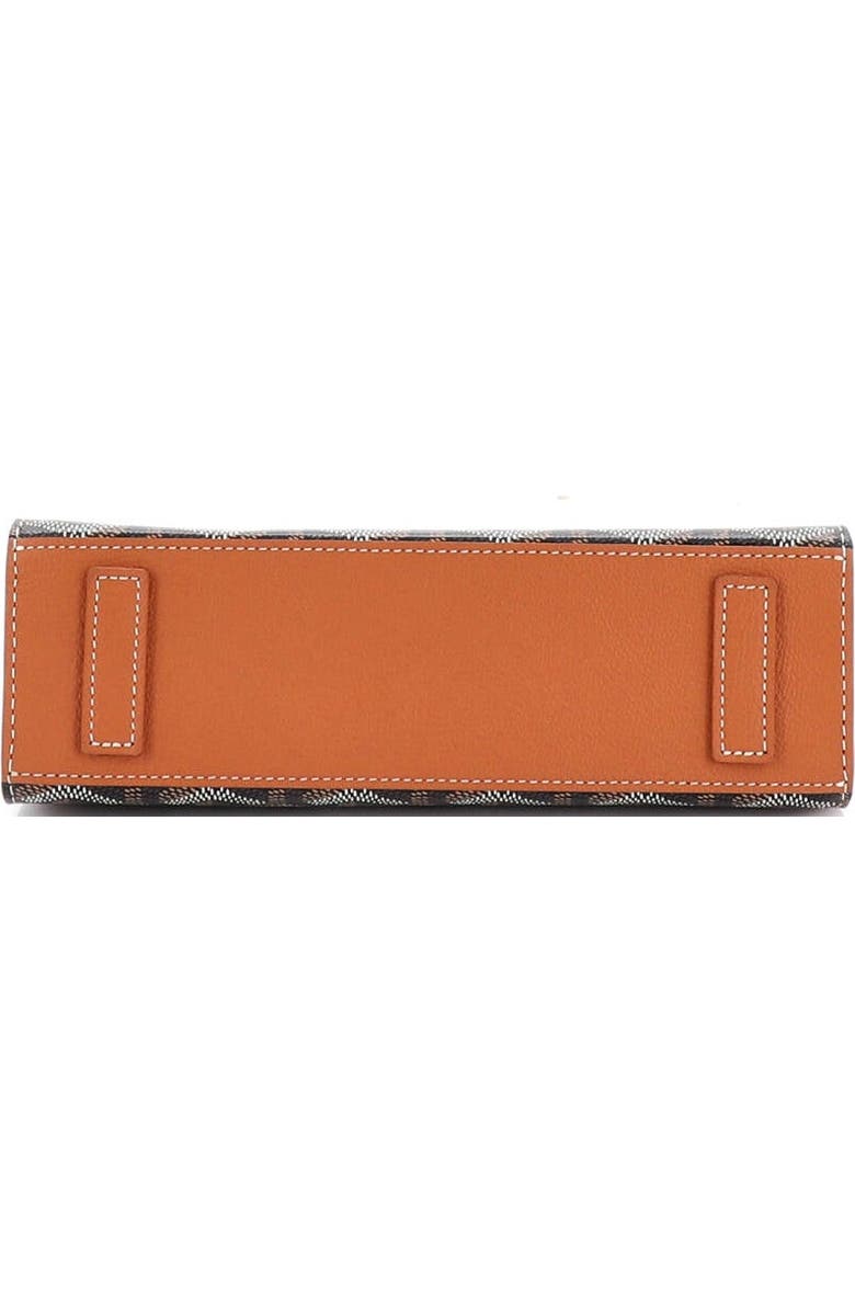 Pre-Owned Goyard Structured Rouette Chain Shoulder Bag Coated Canvas Mini, Alternate, color, Brown