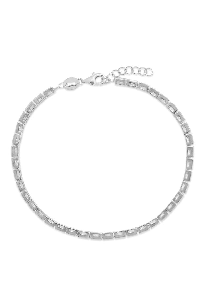 Christina Cubic Zirconia Tennis Bracelet, Alternate, color, SILVER