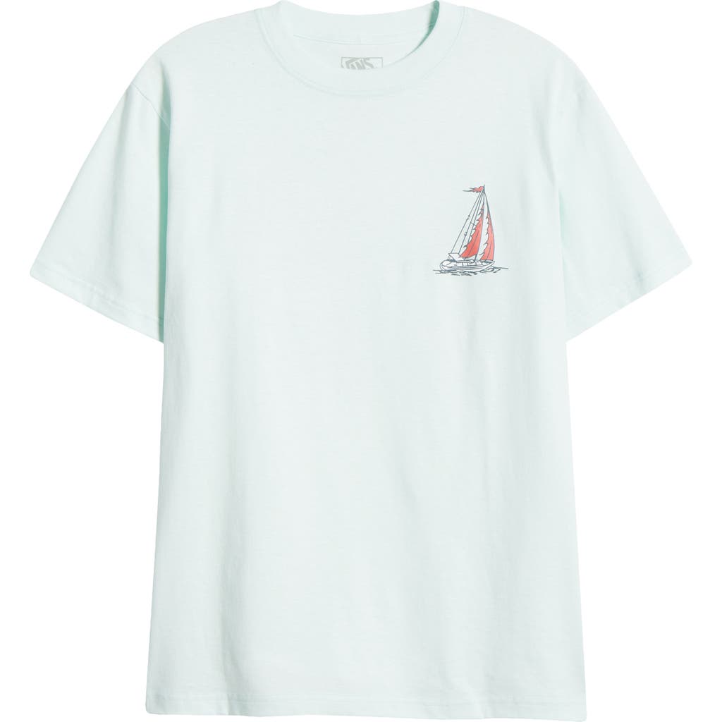 Vans Shredwinds Graphic T-shirt In Blue