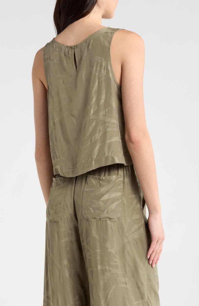 Splendid Maven Jacquard Crop Tank, Alternate, color, Soft Green