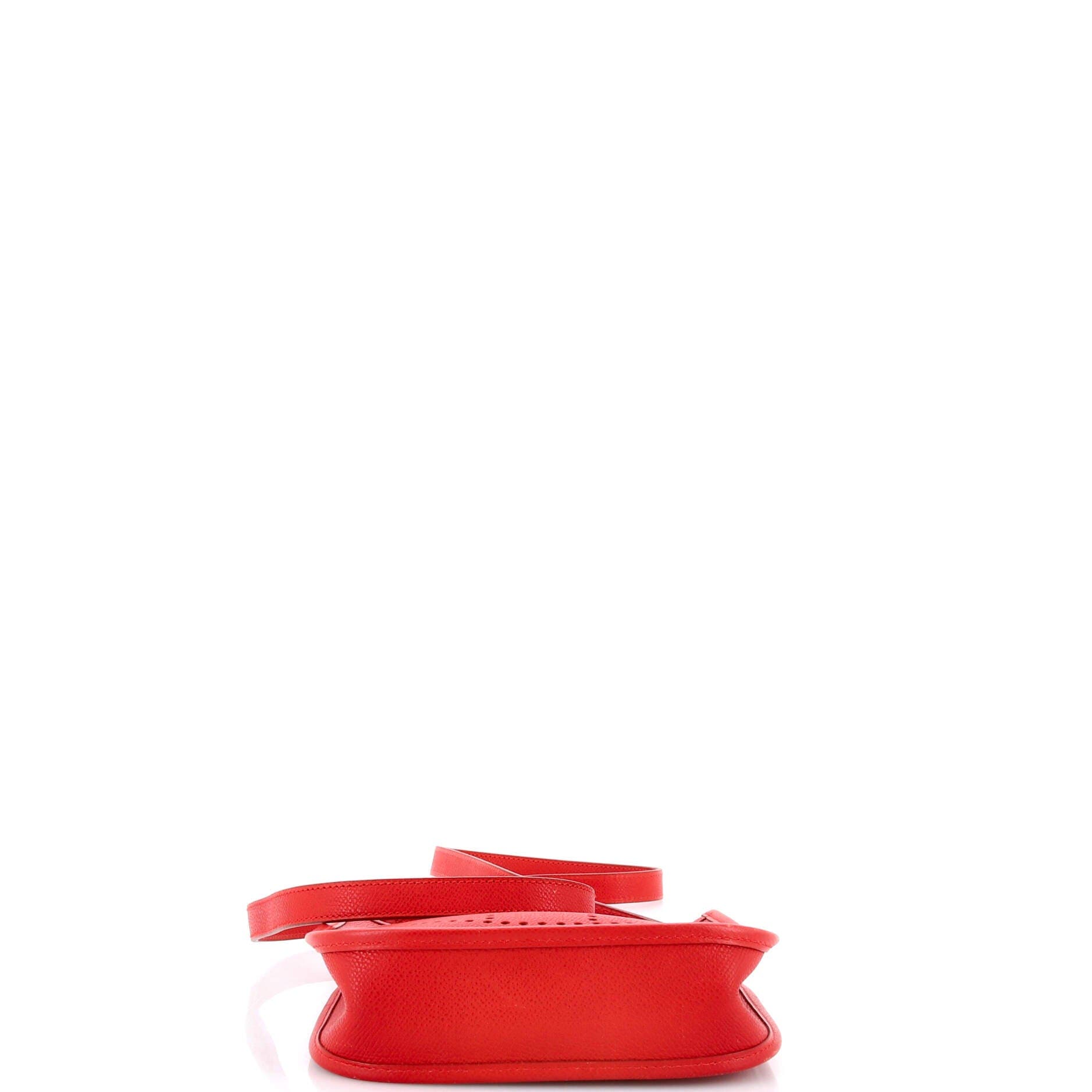 Pre-Owned Hermes Long Strap Evelyne Bag Epsom TPM, Alternate, color, Rouge Vif