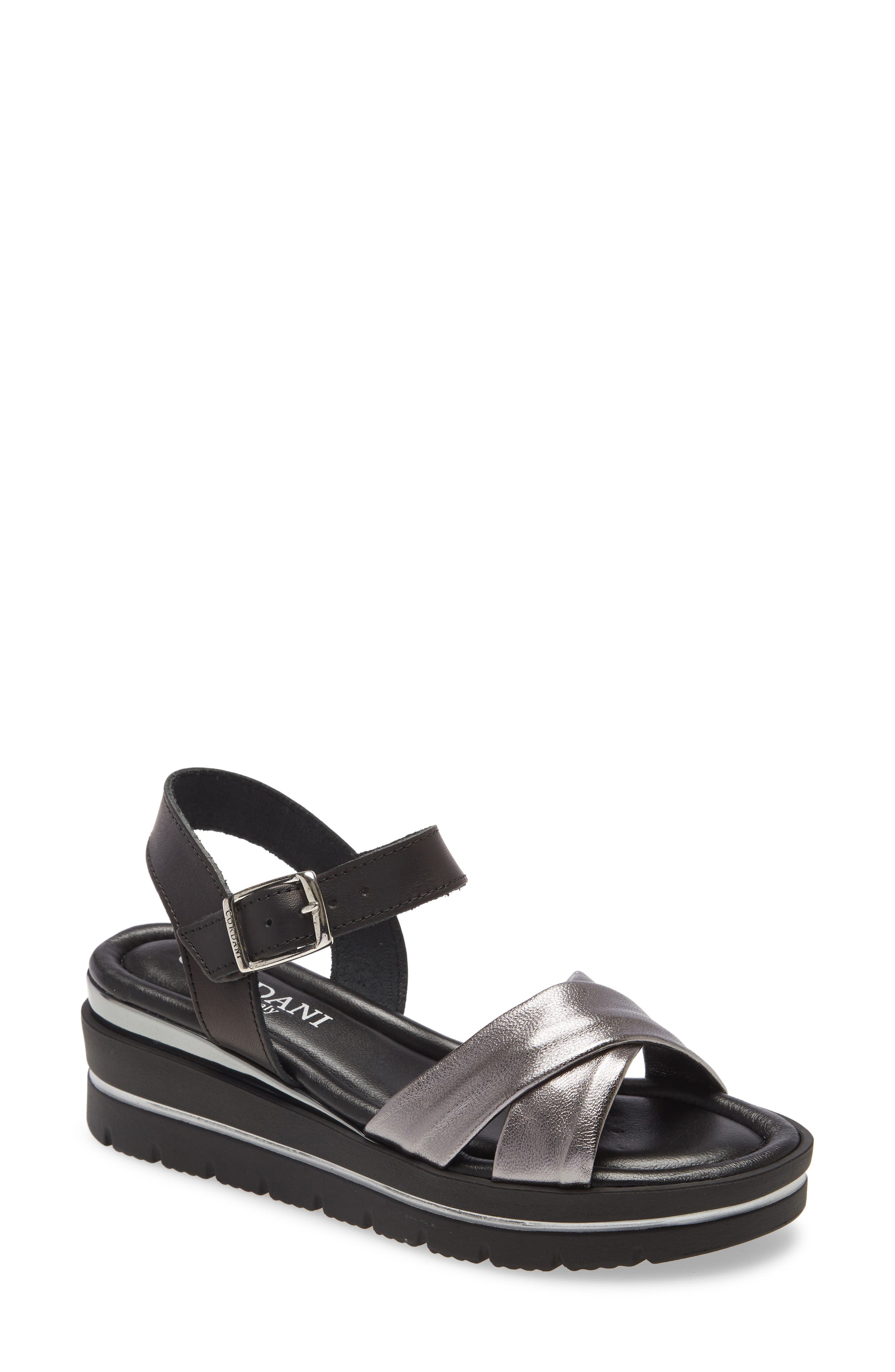 Cordani Alma Platform Wedge Sandal, Main, color, 