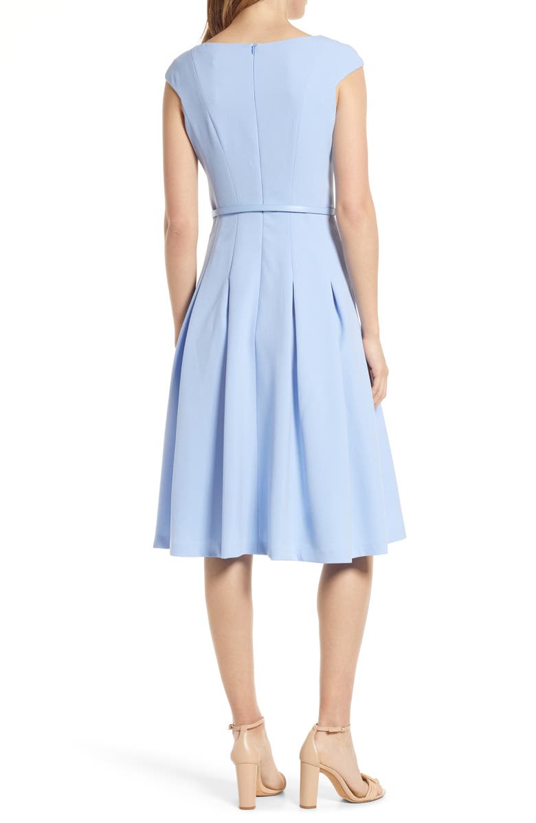 Harper Rose Bateau Neck Belted Dress, Alternate, color, 