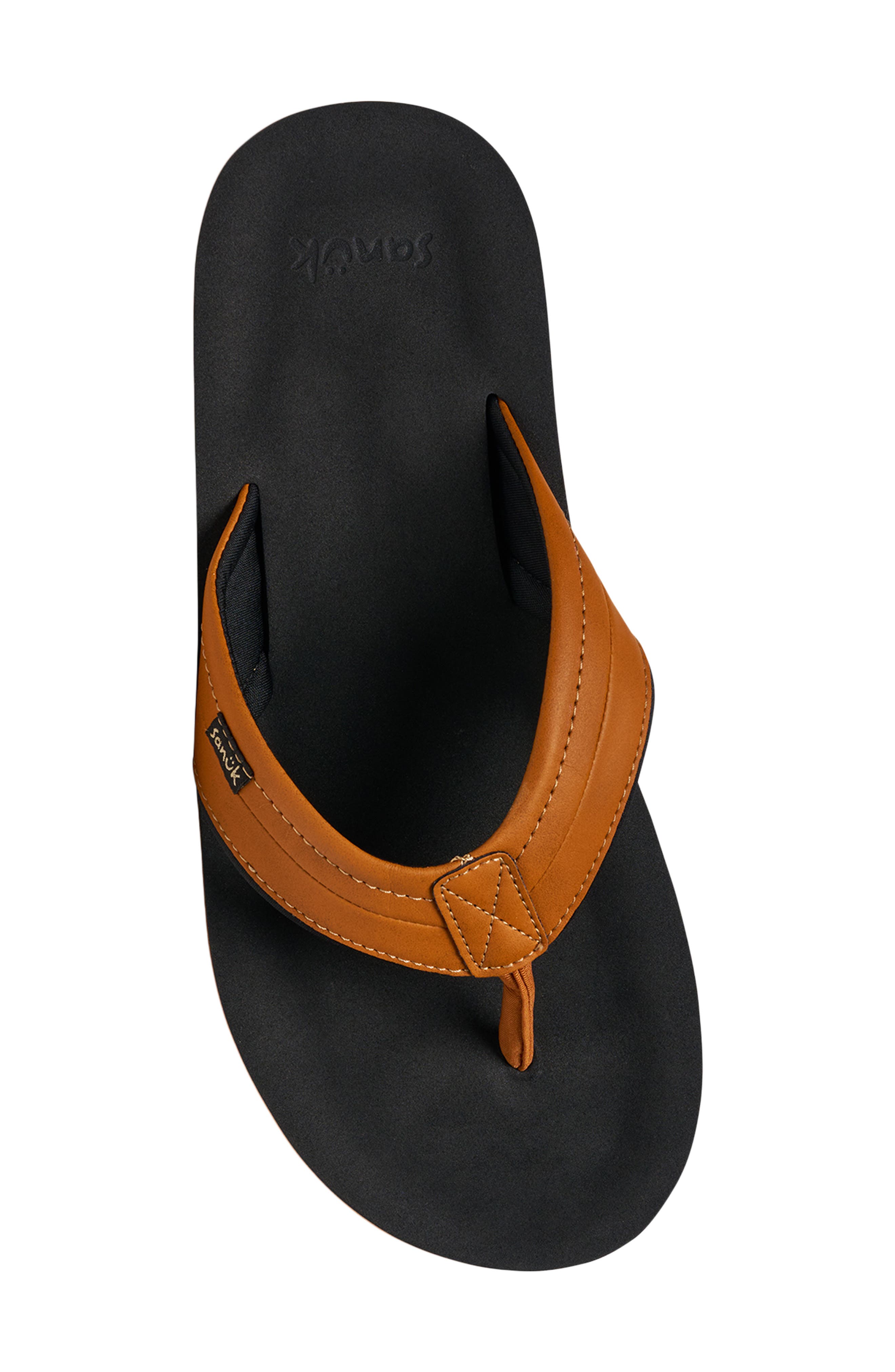 Tiderush Flip Flop, Alternate, color, ROASTED PECAN