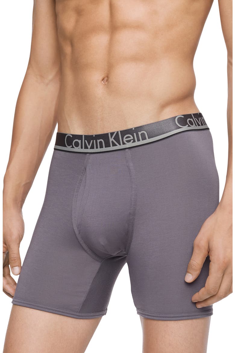 3-Pack Comfort Microfiber Boxer Briefs, Alternate, color, SHORELINE BLACK CEMENT