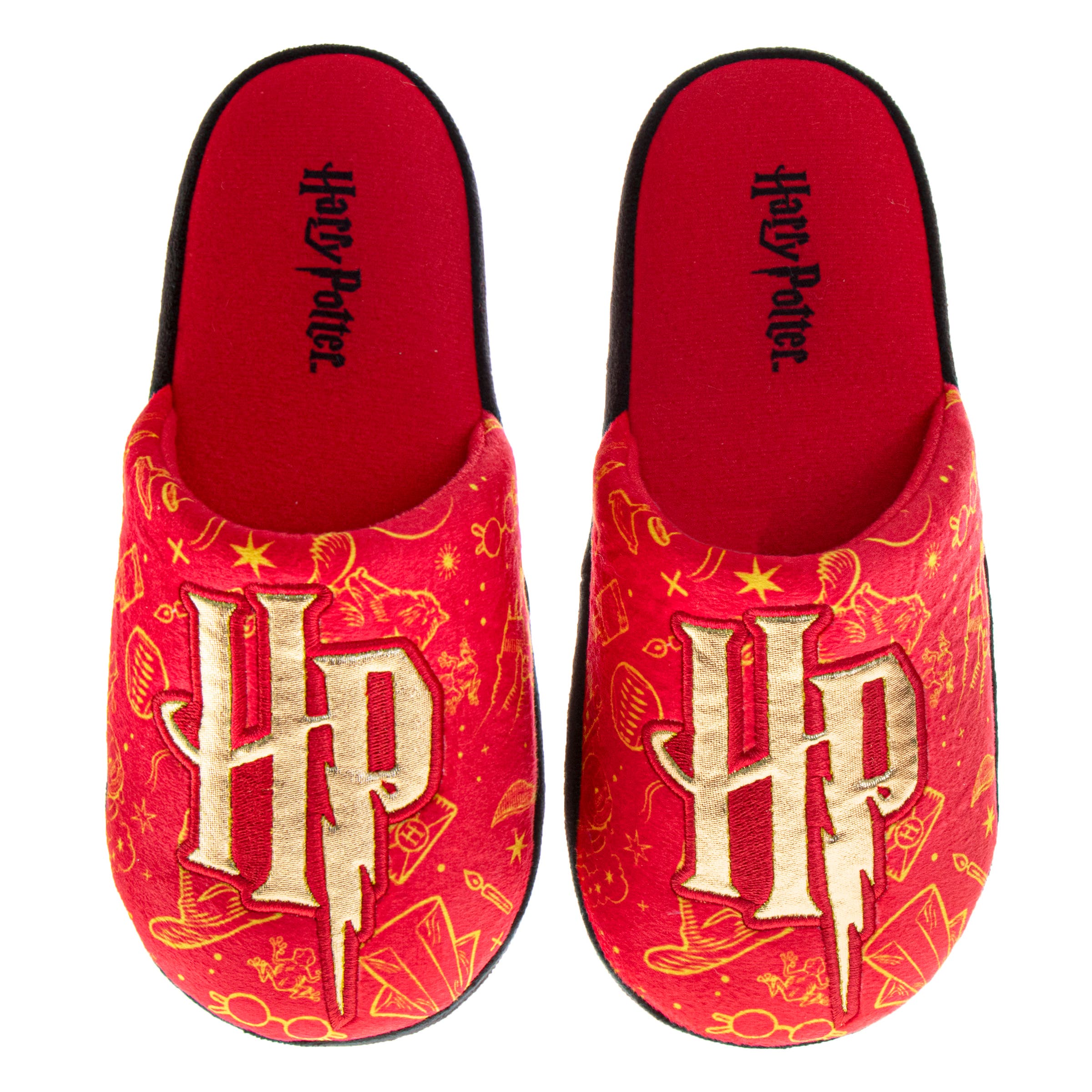 HARRY POTTER Slippers - Magical, Cozy House Shoes for Wizards and Witches, Main, color, Red