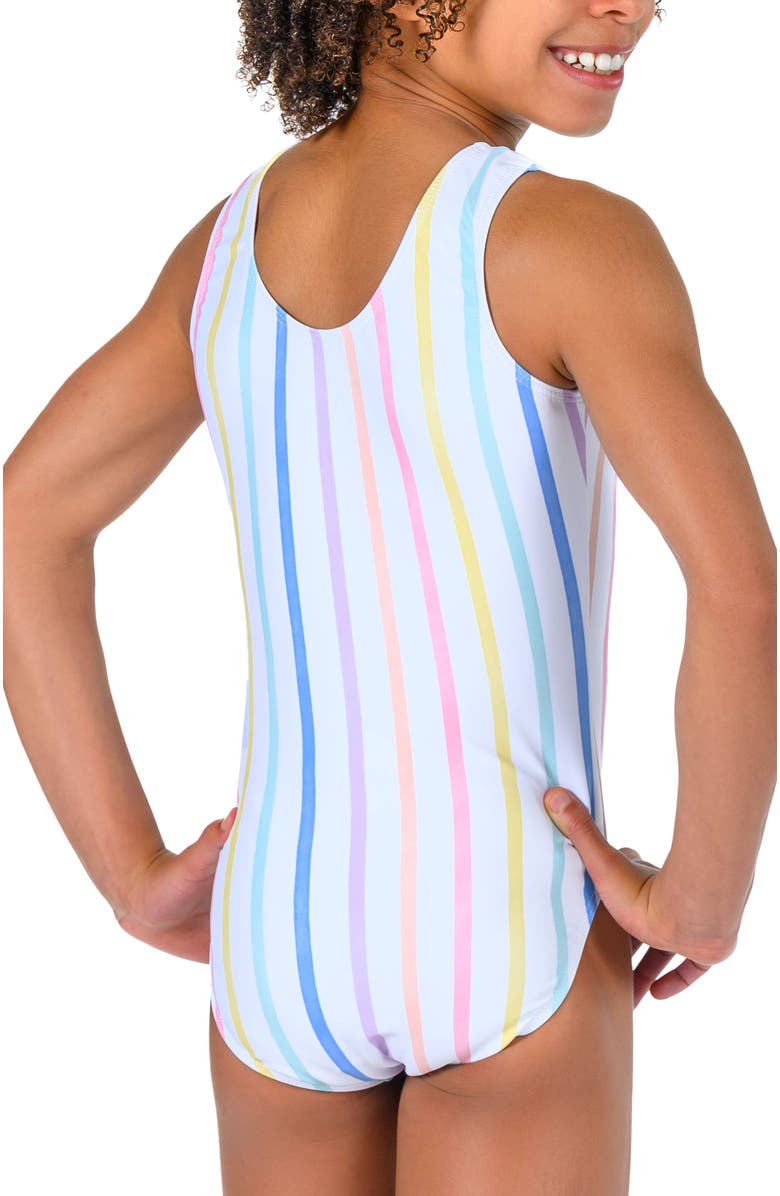 Destira Candy Stripes Leotard, Alternate, color, Candy Stripes