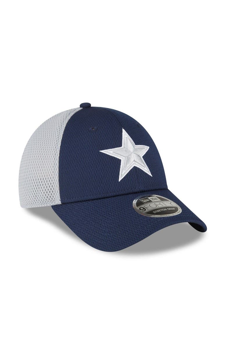 New Era Men's New Era Navy Dallas Cowboys Outline 9FORTY Snapback Hat, Alternate, color, 