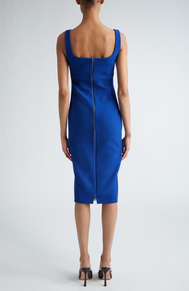 Victoria Beckham Sleeveless Fitted Dress, Alternate, color, 