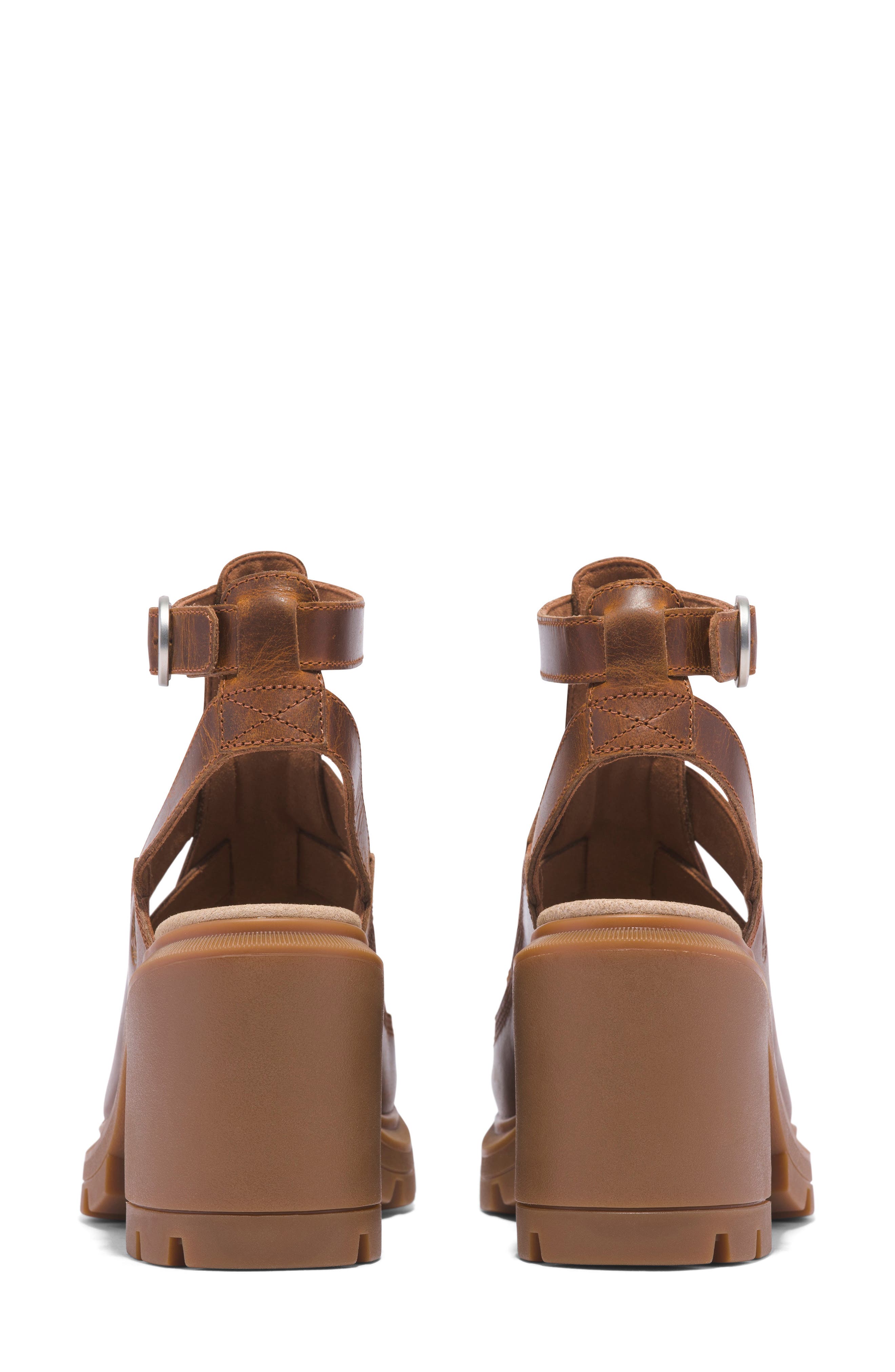 Timberland Allington Heights Platform Fisherman Sandal, Alternate, color, Rust Full Grain