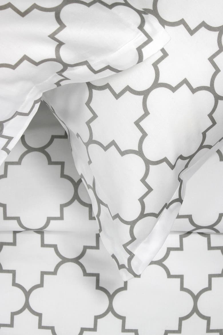400TC Lattice 3-Piece Sheet Set - Twin, Alternate, color, GREY