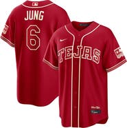 Nike Men's Nike Josh Jung Red Texas Rangers 2026 City Connect Stadium Jersey