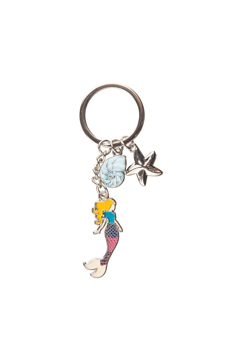 Mermaid Keychain, Main, color, Blue