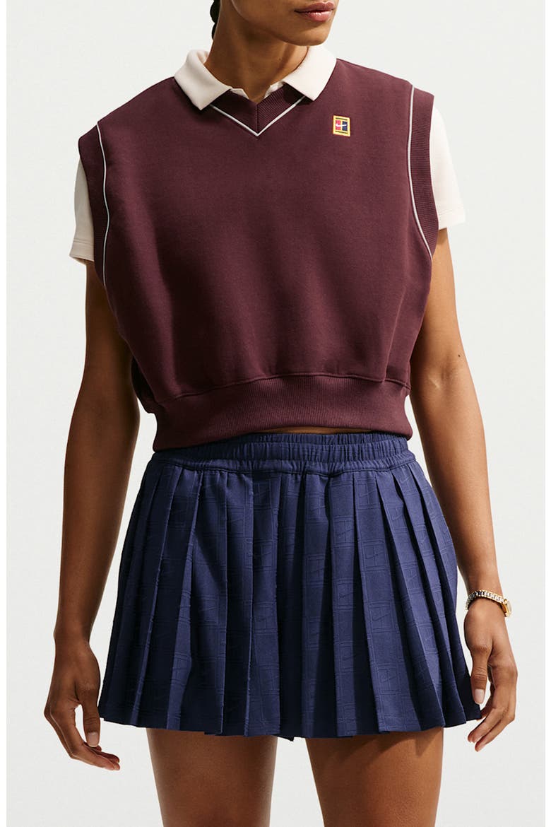 V-Neck Tennis Vest, Main, color, MYSTIC DATES