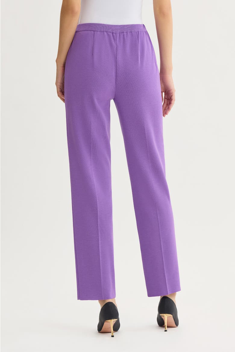 Straight Leg Knit Pants, Alternate, color, Sunset Purple