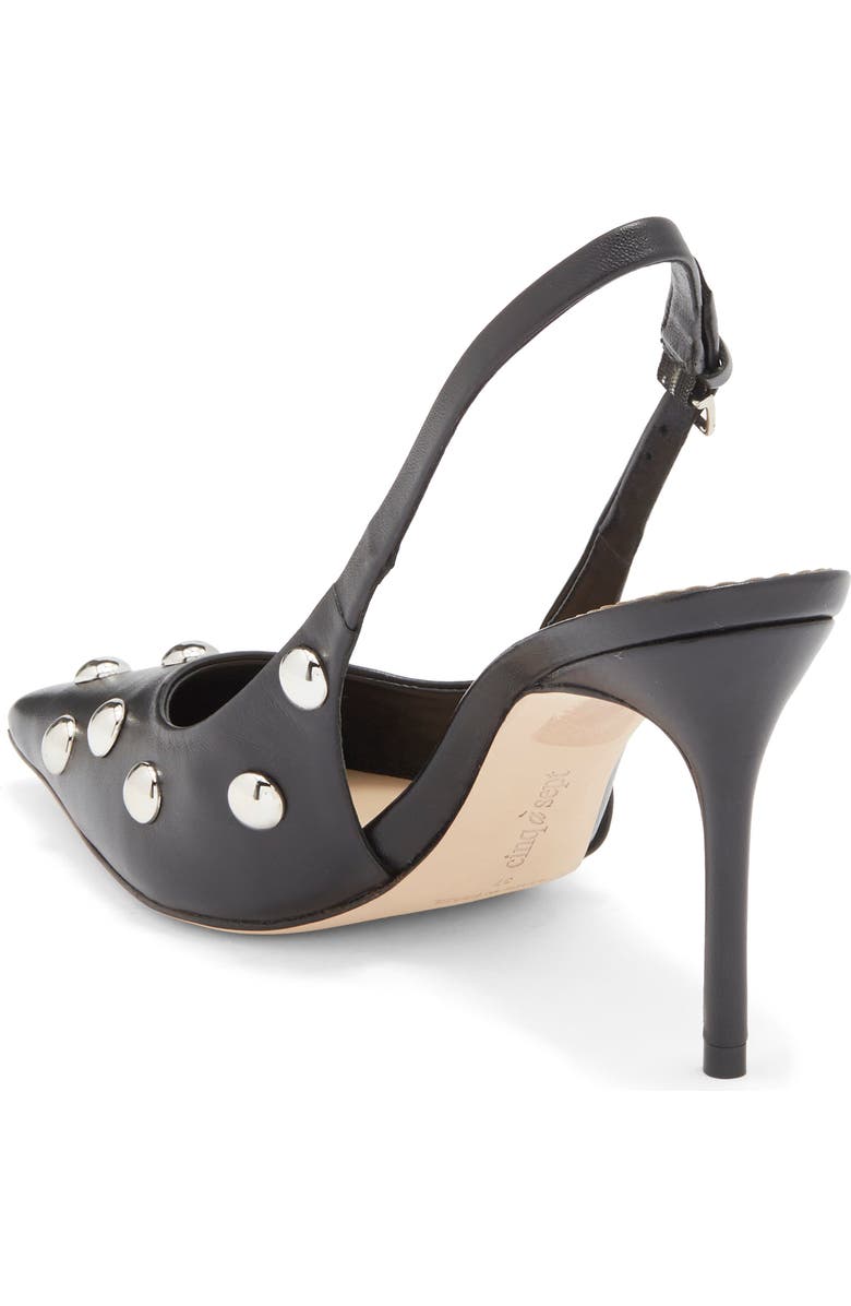 Cinq à Sept Rhonda Studded Slingback Sandal, Alternate, color, Black
