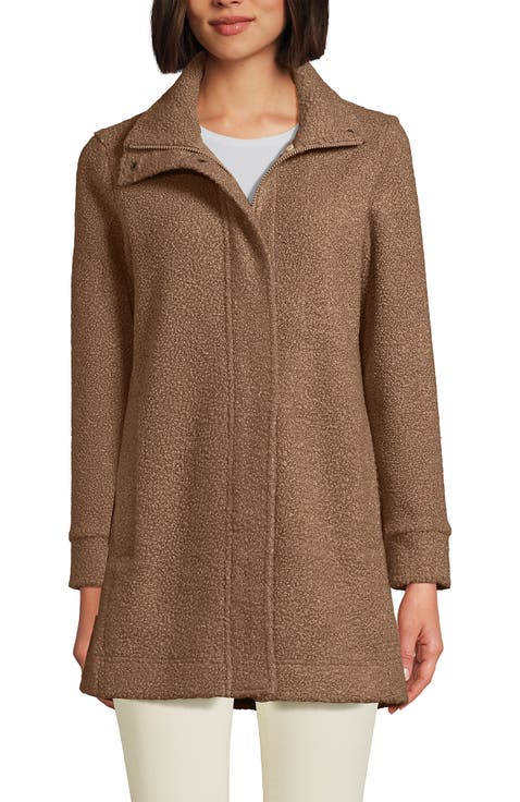 Boucle Fleece Coat