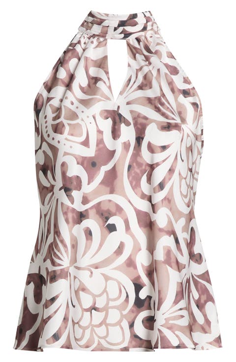 Mock Neck Sleeveless Top