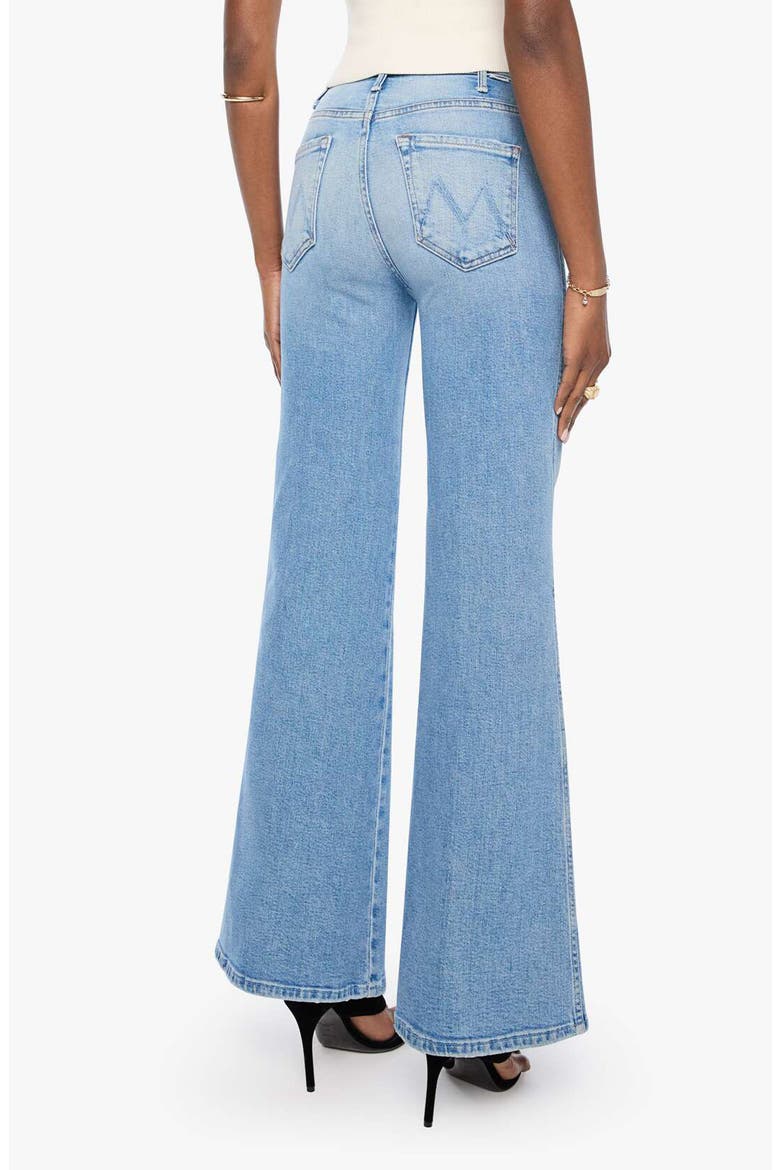 The Hustler Roller High Waist Wide Leg Jeans, Alternate, color, SADDLE UP