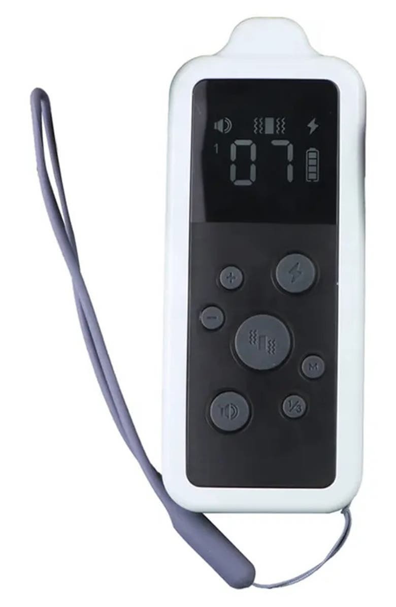 PET LIFE Barksafe LED 1-to-3 Dog 1,200-Foot Range 7-Level Vibration and Sound Training Dog Collar, Alternate, color, Black/ White