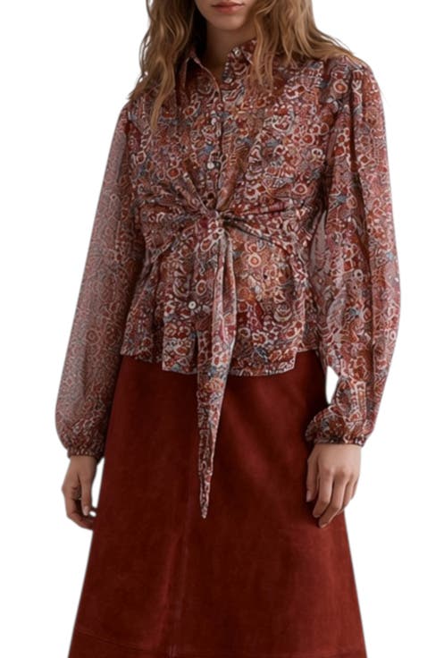 Mini Flower Print Shirt