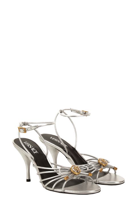Opera Bow Strappy Ankle Strap Sandal (Women)