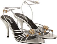 Versace Opera Bow Strappy Ankle Strap Sandal