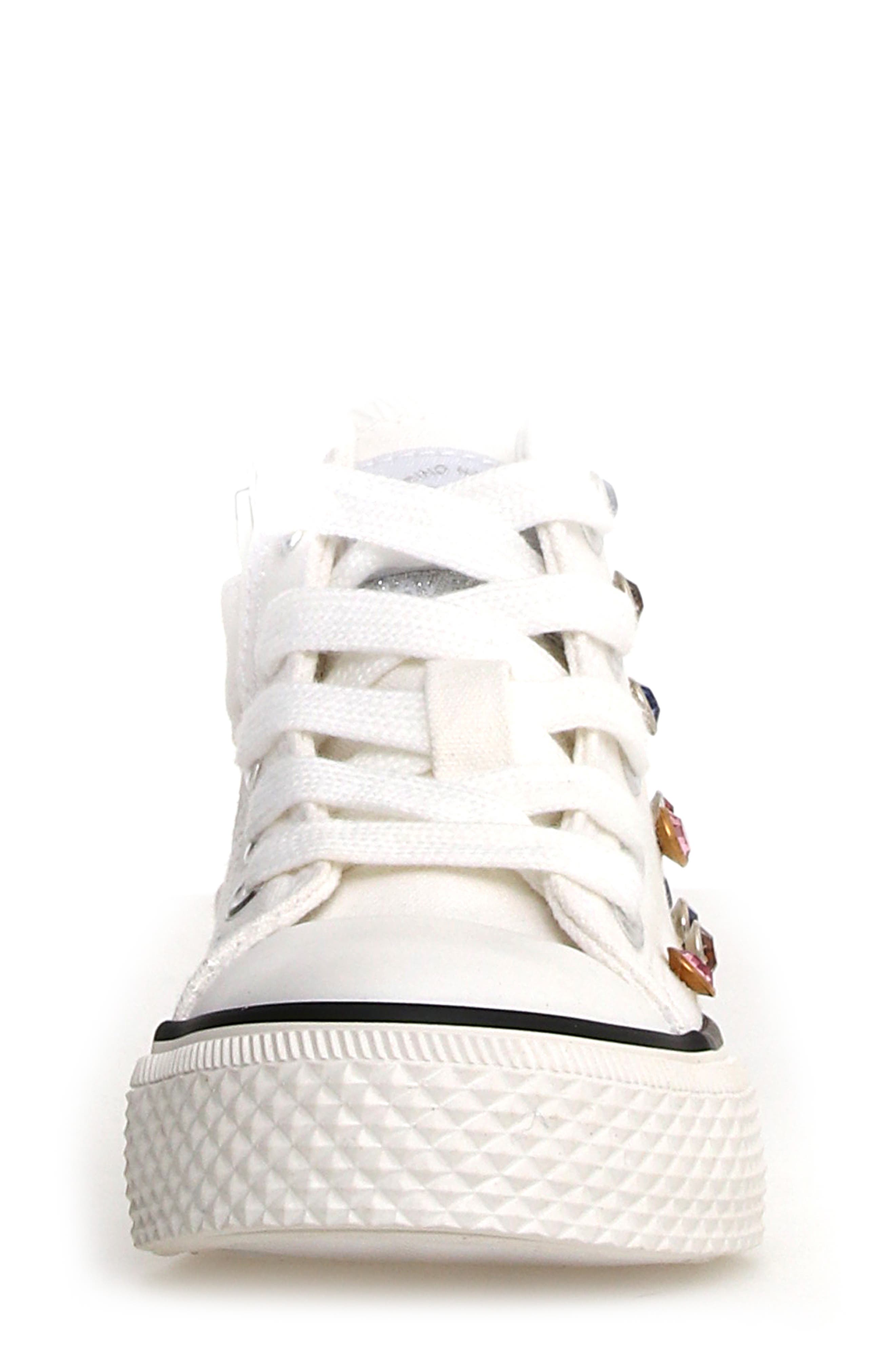 Naturino Kids
 Yflas High Top Sneaker, Alternate, color, White-Multicolor