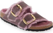 Birkenstock Arizona Big Buckle Genuine Shearling Lined Sandal - Discontinued