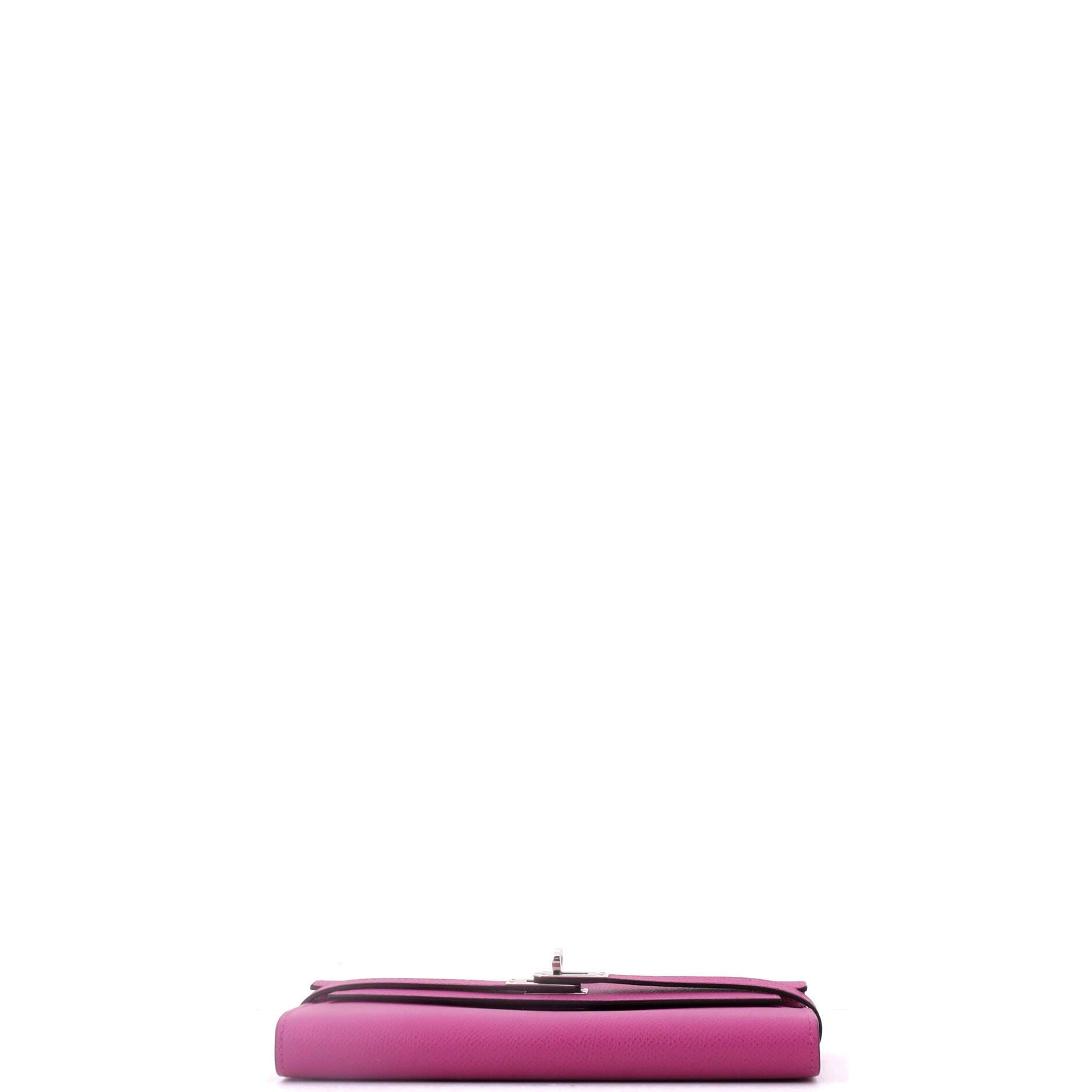 Kelly Wallet Epsom Long, Alternate, color, Pink