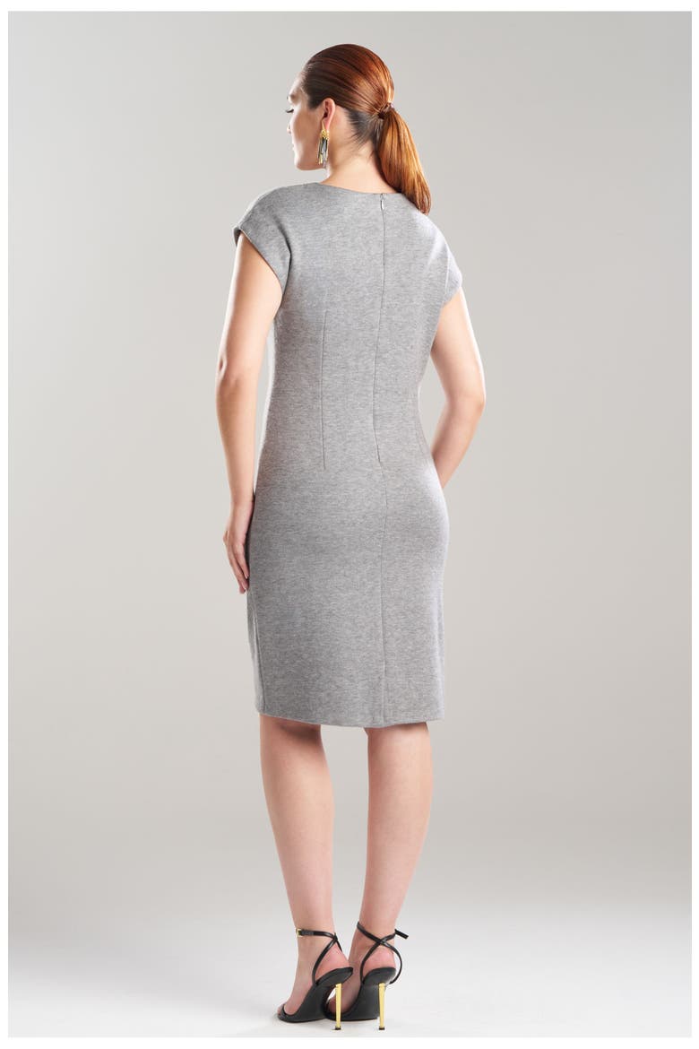 Double Knit Double Knit Dress, Alternate, color, Heather Grey