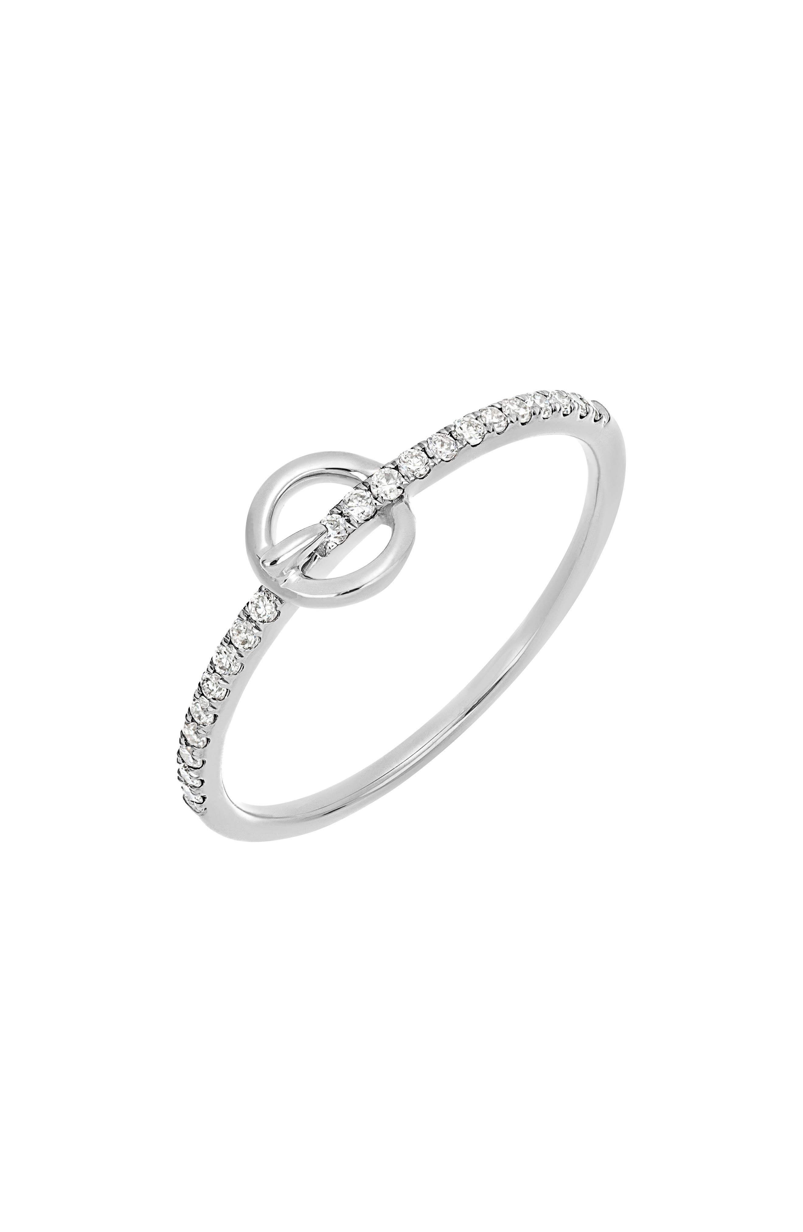 Carrière Jewelry Diamond Belt Band Ring - 0.12ct.