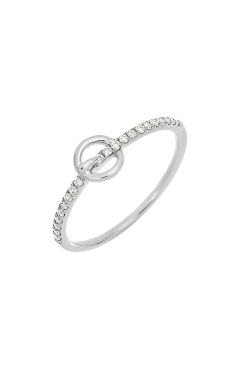 Diamond Belt Band Ring - 0.12ct.