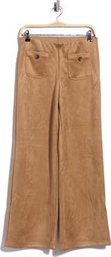 T Tahari Faux Suede Pants