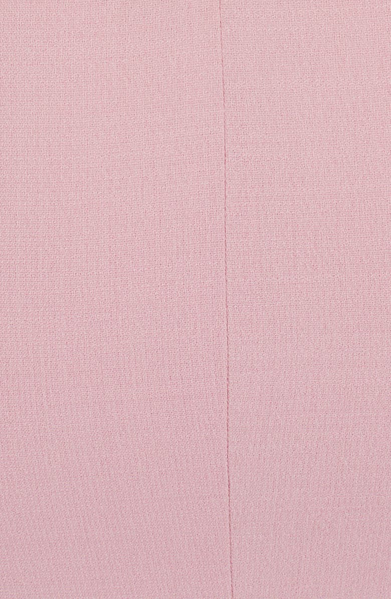 Dolce&Gabbana V-Neck Sleeveless Crepe Sheath Dress, Alternate, color, 