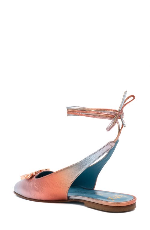 Valentina Rangoni Belinda Palm Tree Appliqué Flat