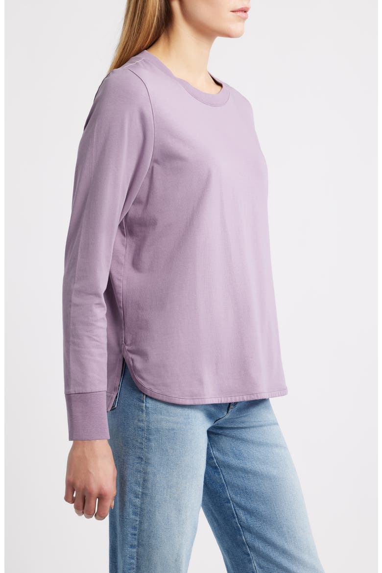 Long Sleeve Graphic T-Shirt, Alternate, color, LAVENDER