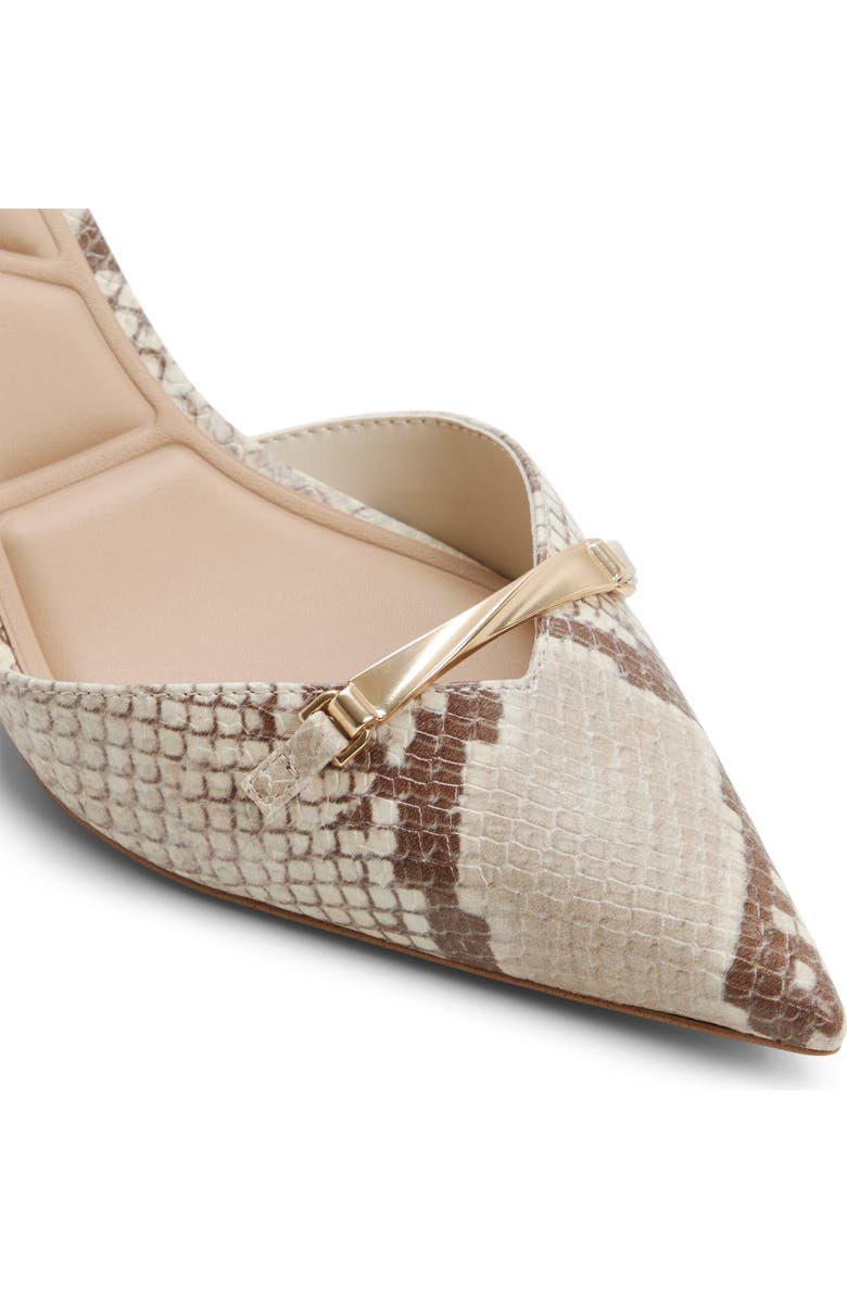 ALDO Lianya Slingback Pointed Toe Pump, Alternate, color, Brown Multi