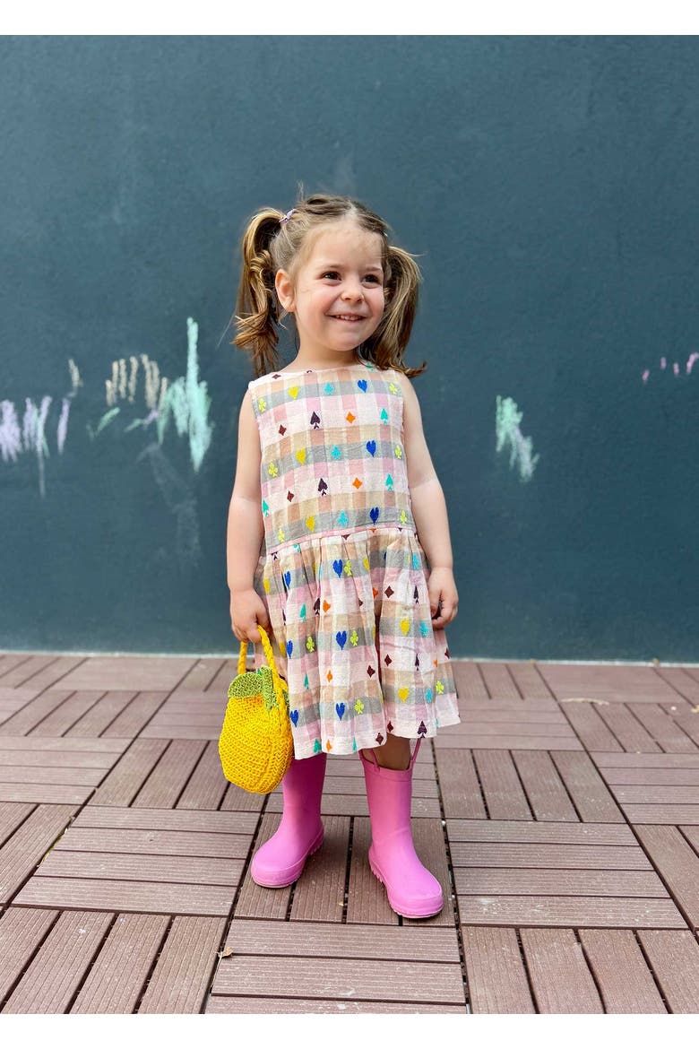 Kids Daisy Dress, Alternate, color, Hearts