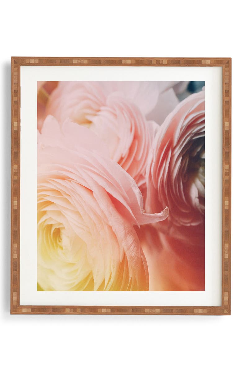 Deny Designs Floral Child Framed Wall Art, Main, color, 