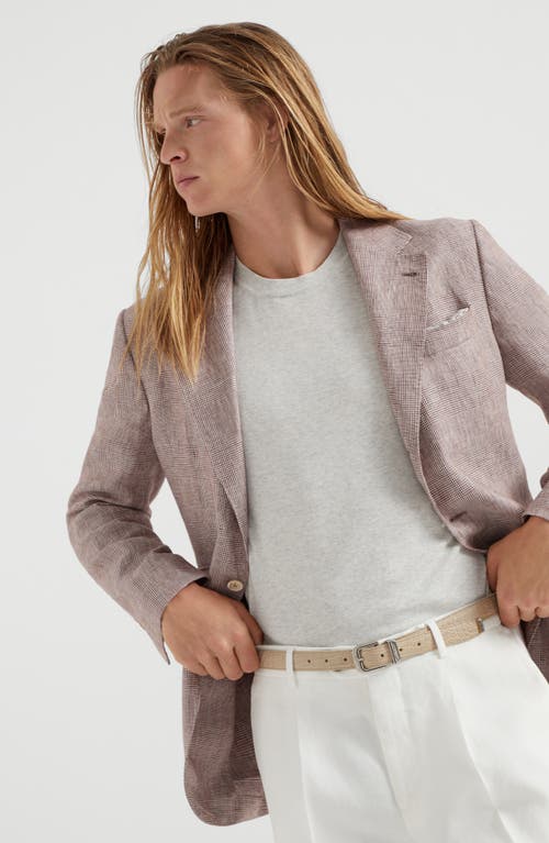 Brunello Cucinelli Light Grey Textured Sweater In Fog