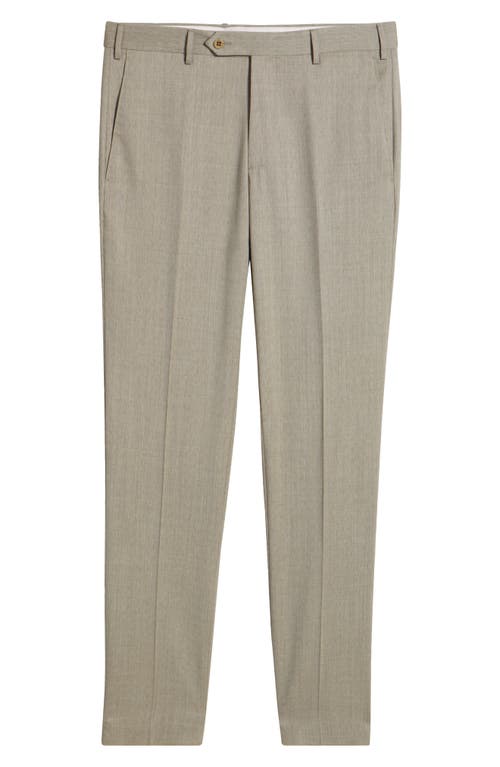 Zanella Parker Stretch Wool Trousers In Gray