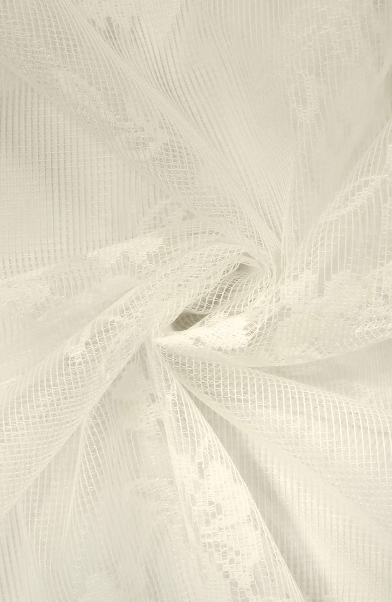 Outdoor Decor by Commonwealth Single Indoor Curtain Panel, Alternate, color, Eggshell