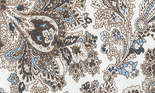 1863 By Eterna Slim Fit Paisley Non-iron Cotton Dobby Dress Shirt In Multi