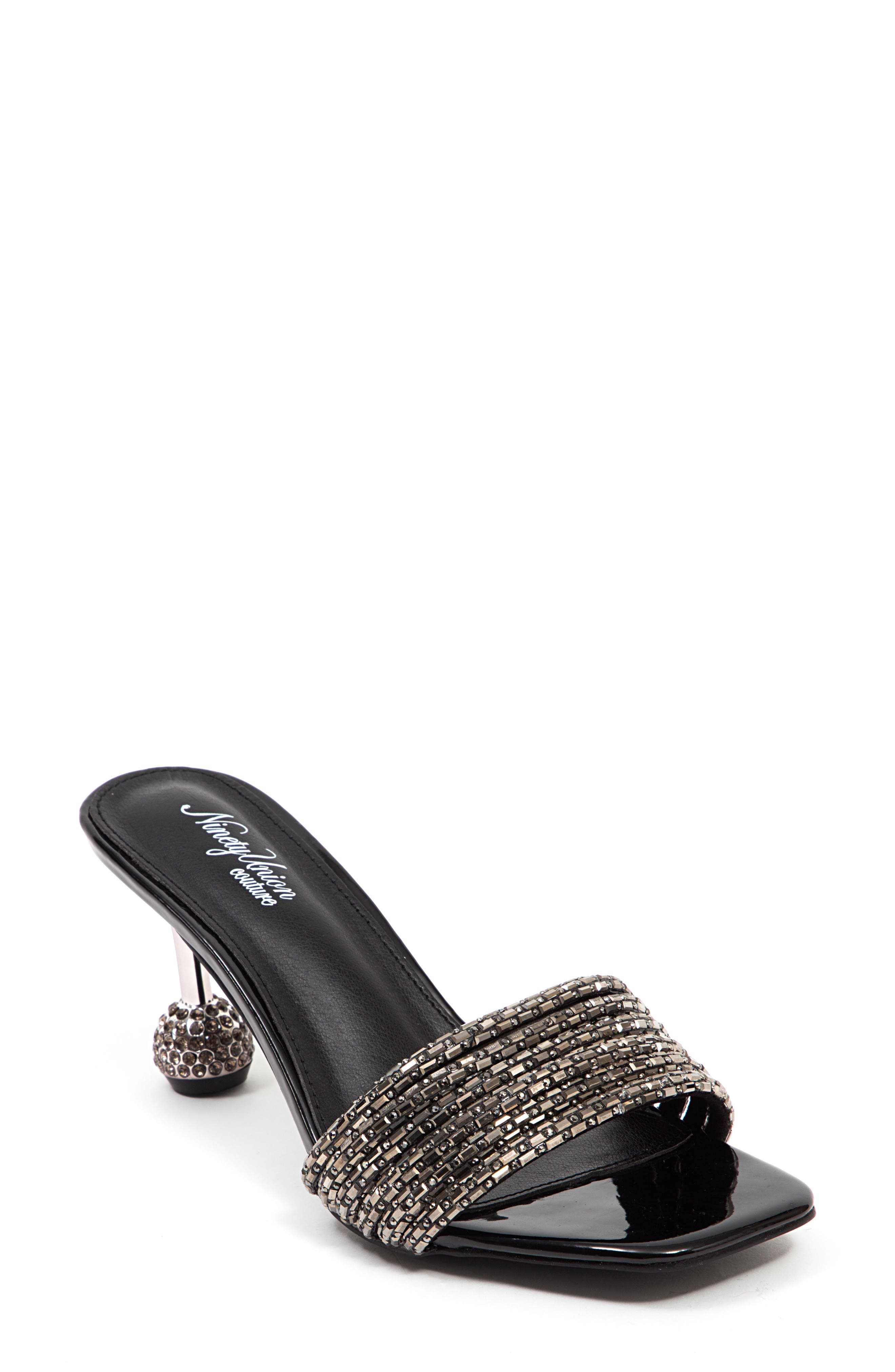 NINETY UNION Sassy Crystal Slide Sandal